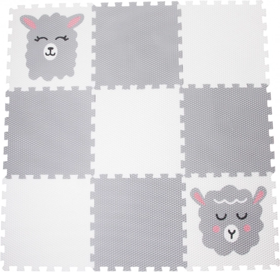 Schuimmat puzzelmat met schaapjes, 9 delen