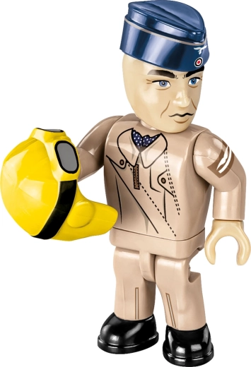 Testpiloot-figuur in de verpakking