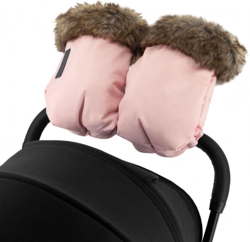 Handschoenen voor de kinderwagen MoMi Sildi – roze
