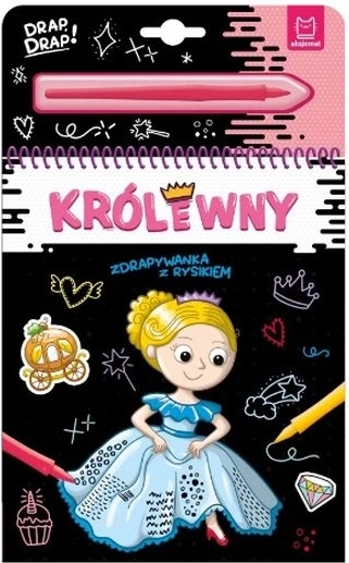 Krasboek met kraspen Koninginnen