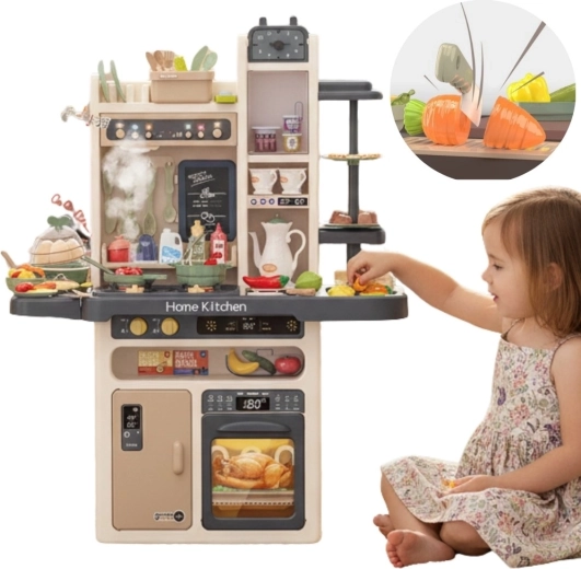 Woopie interactieve kinderkeuken met stoom en kraan met watercirculatie (88 onderdelen)