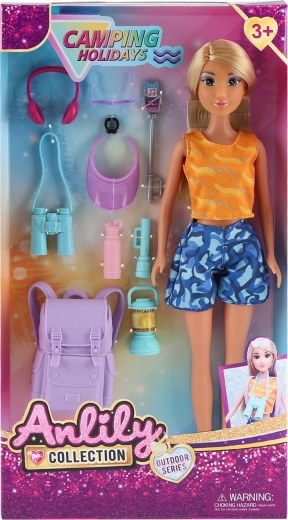 Anlily pop op uitstap met accessoires 30 cm