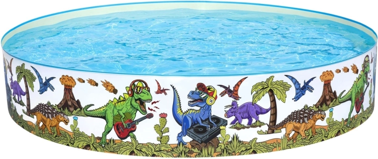 Speels design met dinosaurussen