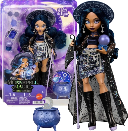 Monster High Moonspell Magic pop Claire de Luna 26 cm met accessoires