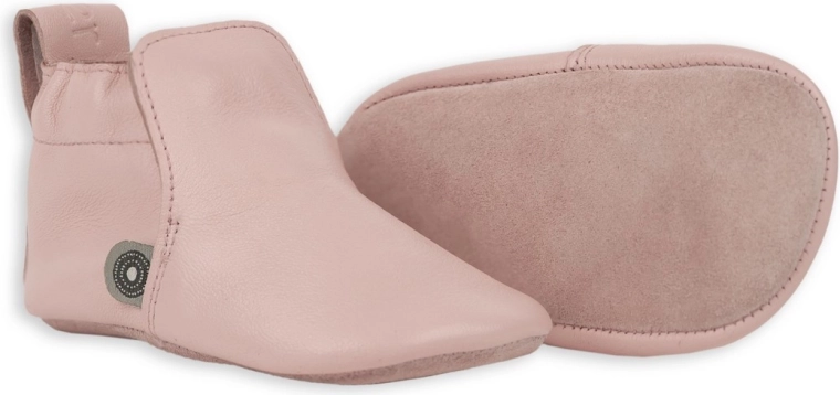 Lodger leren slofjes powder (15–18 maanden)