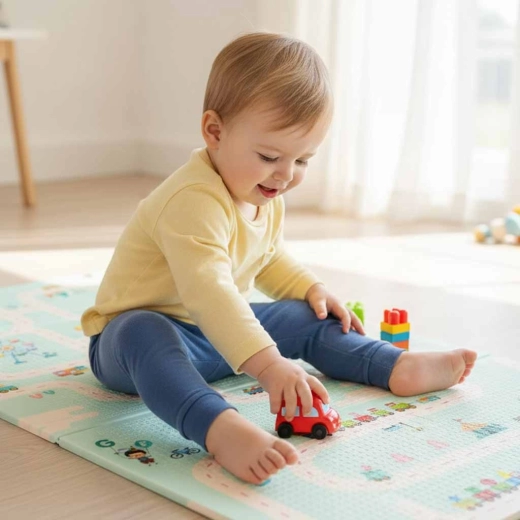 Zachte demping en antislip voor veilig spelen