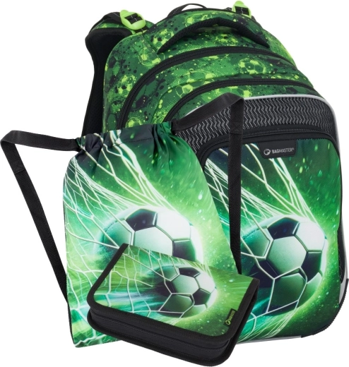 Bagmaster Lumi kleine schoolset voor eersteklassers – voetbal