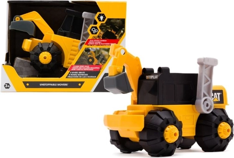 CAT graaflaadmachine op batterijen met geluiden en beweegbare arm
