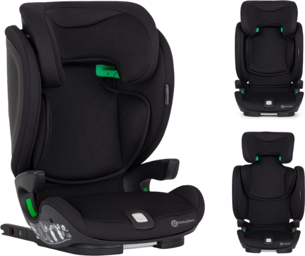Petite&Mars autostoeltje Elite Fix Pro i-Size Coal black air 100–150 cm (15–36 kg)