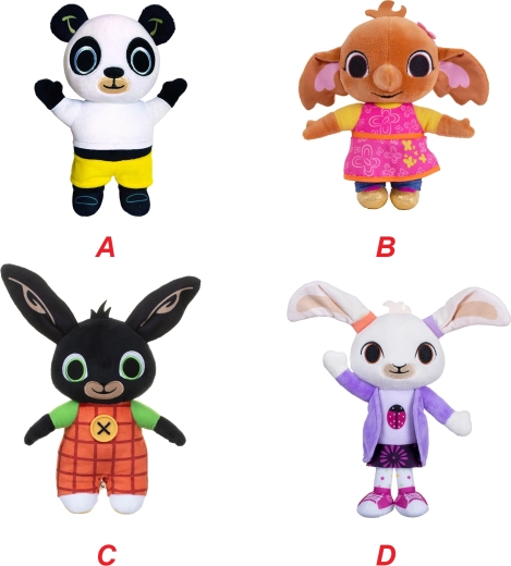 Pluchen figuren BING: Bing, Sula en Pando 20 cm