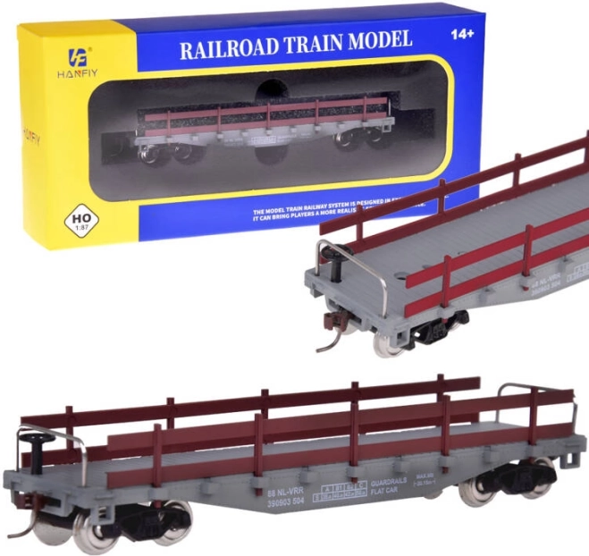 Open goederenvagon voor modelspoor H0 1:87