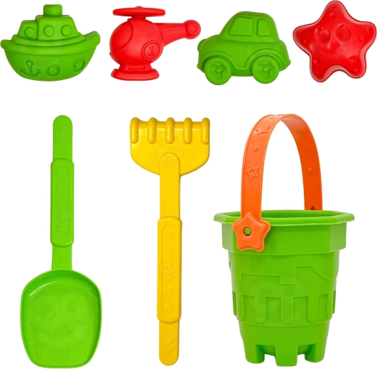 Complete set gereedschap en vormpjes