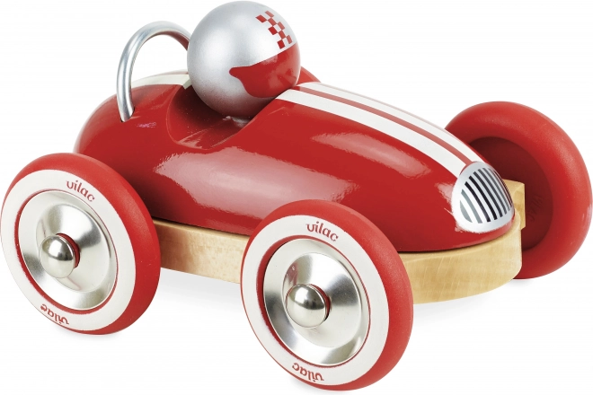 Houten auto Roadster vintage rood