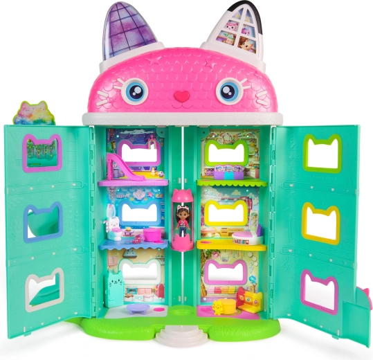 Lift, glijbaan en bezorgtoring voor pakketjes