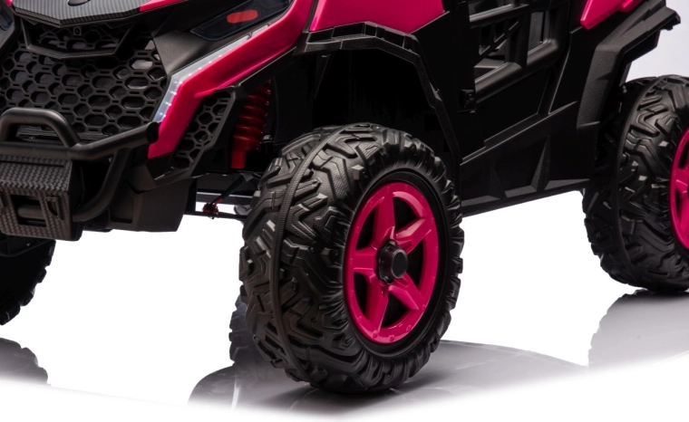 4x4-aandrijving en 4 motoren voor betere tractie