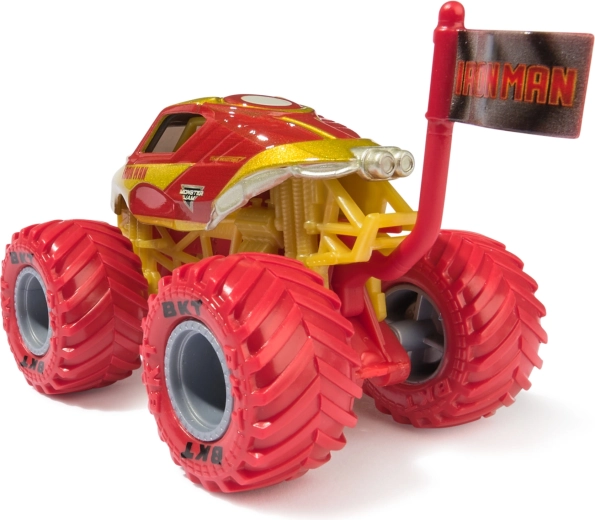Metalen carrosserie in Iron Man-design