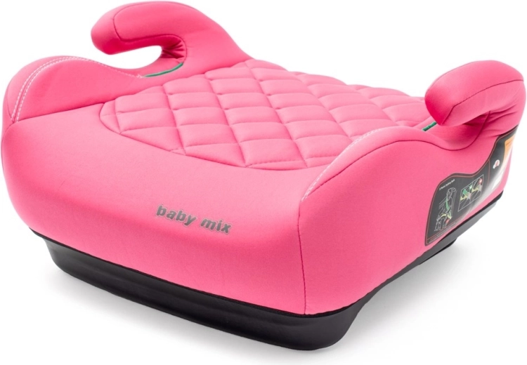 Baby Mix Hero i-Size roze zitverhoger voor in de auto