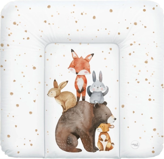 Ceba Baby zachte verschoonmat Basic Forest Friends 75 × 72 cm