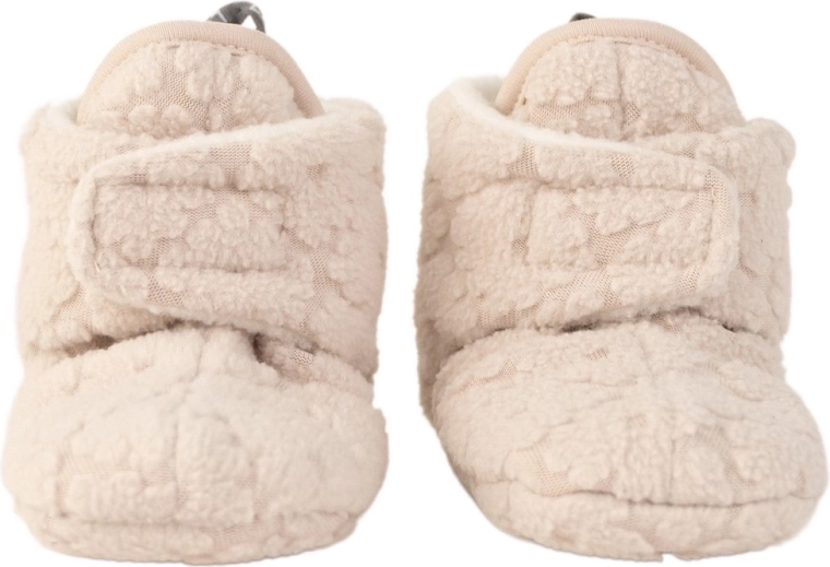 Lodger kinderslofjes slipper folklore fleece birch 3–6 maanden