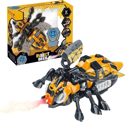 R/C mechanische bij met waternevel en LED-verlichting