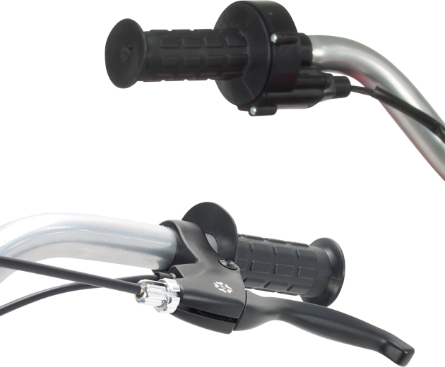 Realistische bediening zoals op een echte motor