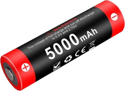 Oplaadbare Li-Ion-accu 21700 3,6 V 5000 mAh KLARUS