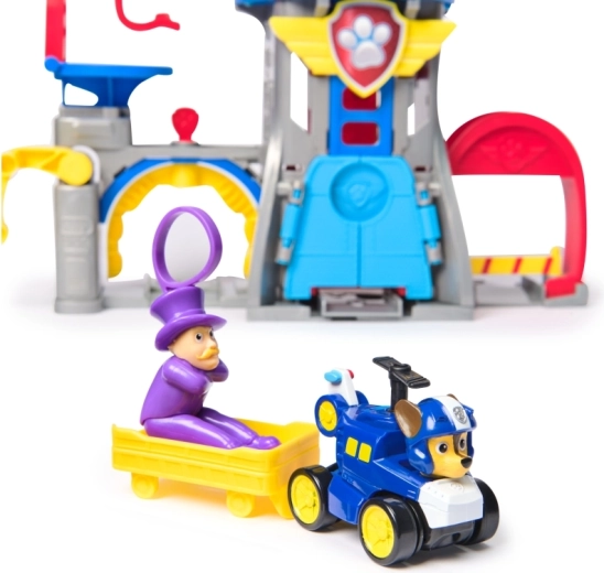 Voertuig van Chase en figuur van Humdinger