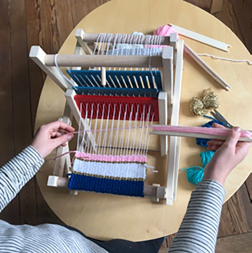 Mijn eerste houten weefgetouw voor kinderen en beginners