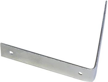 Constructiehoek 40 mm van verzinkt staal, verpakking 10 stuks