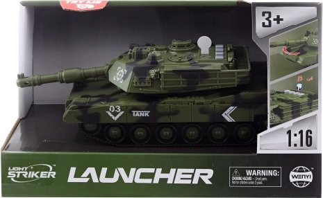 Tank met licht en geluid