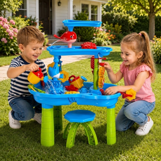 Comfortabel spelen dankzij het meegeleverde stoeltje
