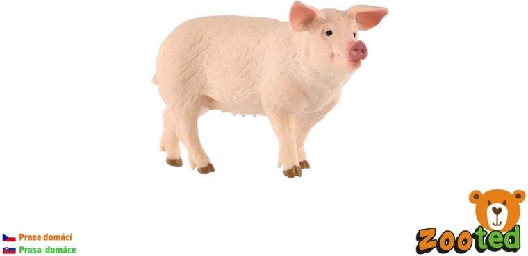 Figuur van een tam varken 10 cm