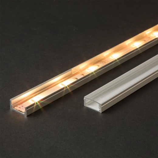 Transparante afdekking voor aluminium LED-profiel