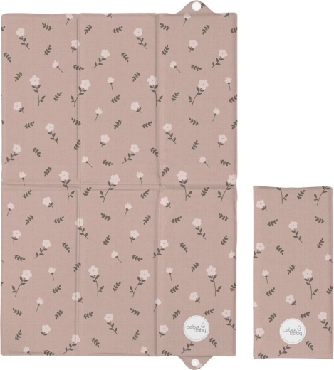 Ceba Baby reisverschoonmat Basic Petite Blossoms 60 × 40 cm