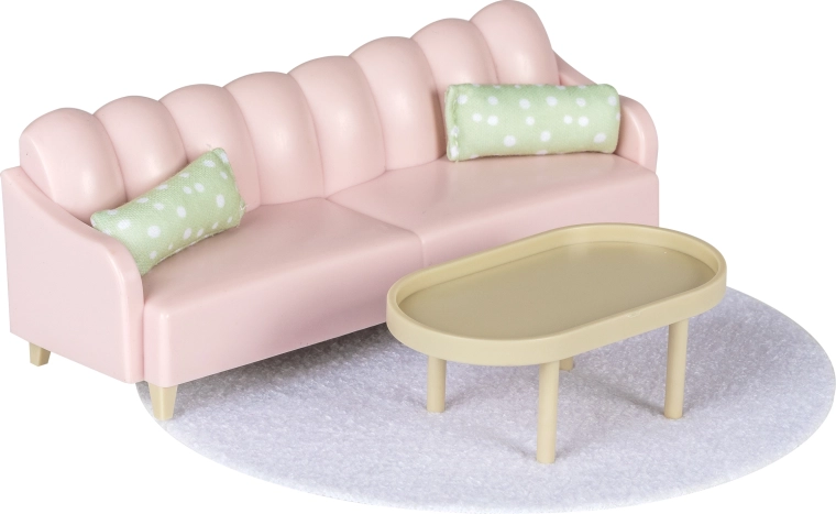 Lundby basisset woonkamermeubels voor een poppenhuis