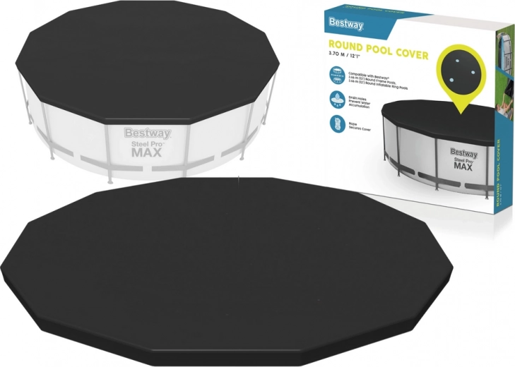 BESTWAY afdekzeil voor rond zwembad van 366 cm