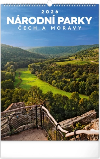 Wandkalender Nationale Parken van Bohemen en Moravië 2026