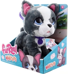 FurReal Walkalots Franse bulldog – interactieve pluchen hond aan de lijn 20 cm