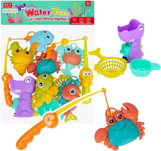 Visspel met zeedieren voor kinderen