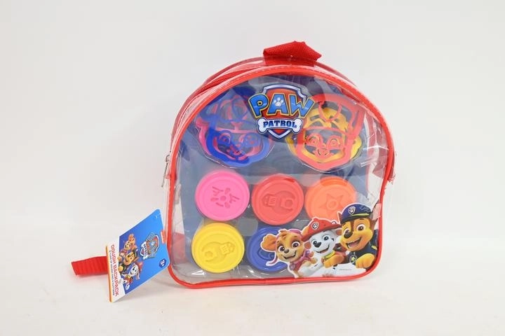 Paw Patrol transparante rugzak met klei en vormpjes