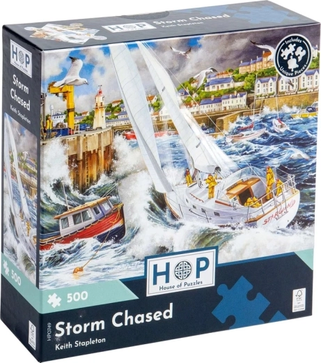 Puzzel Woelige zee, 500 stukjes
