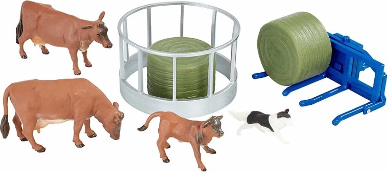 Dieren en accessoires voor boerderijspel