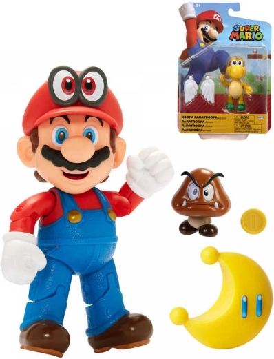 Nintendo Super Mario-figuur 10 cm met accessoire - 1 stuk