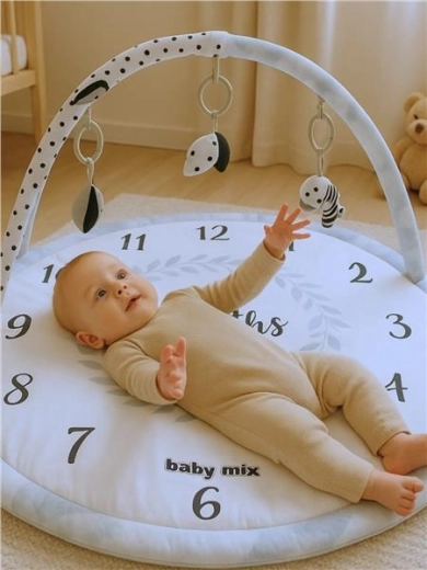 Superzachte onderlaag voor spelen op buik en rug