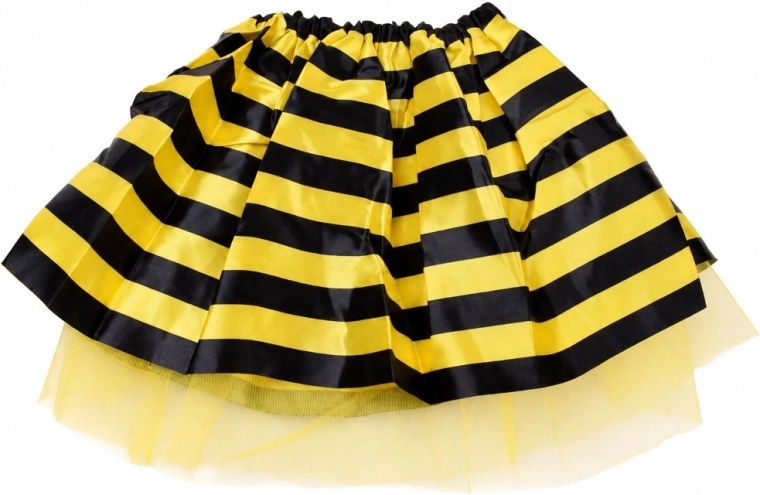 Gestreept rokje met tule en elastische taille