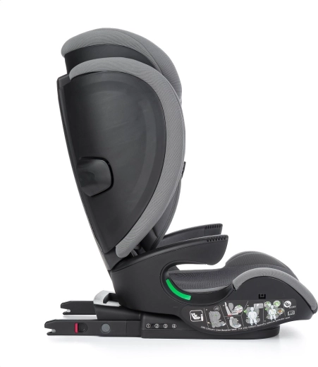 Stabiele ISOFIX en correcte gordelgeleiding