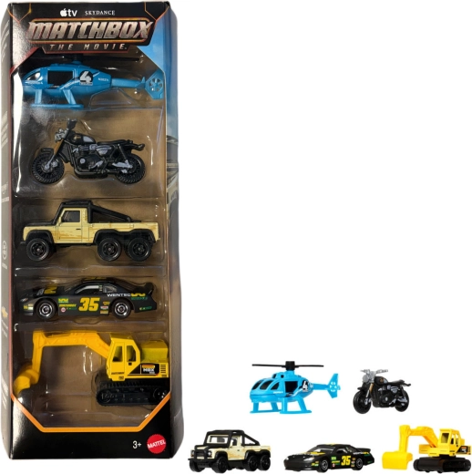 Mattel Matchbox The Movie set van 5 voertuigen geïnspireerd door de film