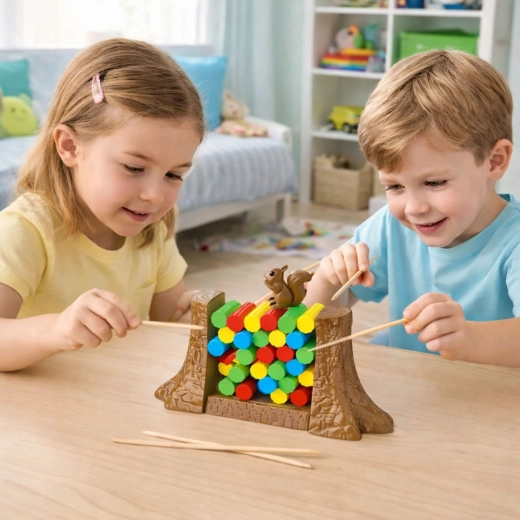 Spannend spel van behendigheid en strategie