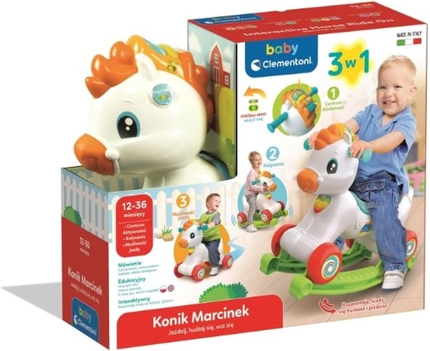 Interactief hobbelpaard Marcinek 3-in-1 CLE BABY