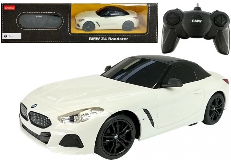Op afstand bestuurbare auto BMW Z4 Roadster Rastar 1:24 Wit